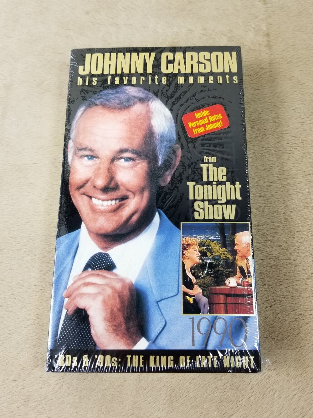 Johnny Carson VHS The Tonight Show 1990 New Sealed The King of Late Night Vtg